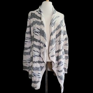 Woman's Lucky Brand Open Front Cardigan Lg